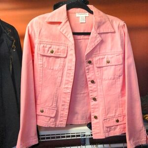 Jean jacket. Has never been washed.